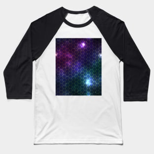 Geometric pattern space background Baseball T-Shirt